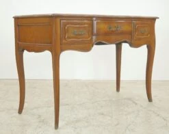 French Provincial Solid Cherry Writing Desk Vanity Table 16 French Provincial Solid Cherry Writing Desk Vanity Table -OGT Sale Store q287514 05