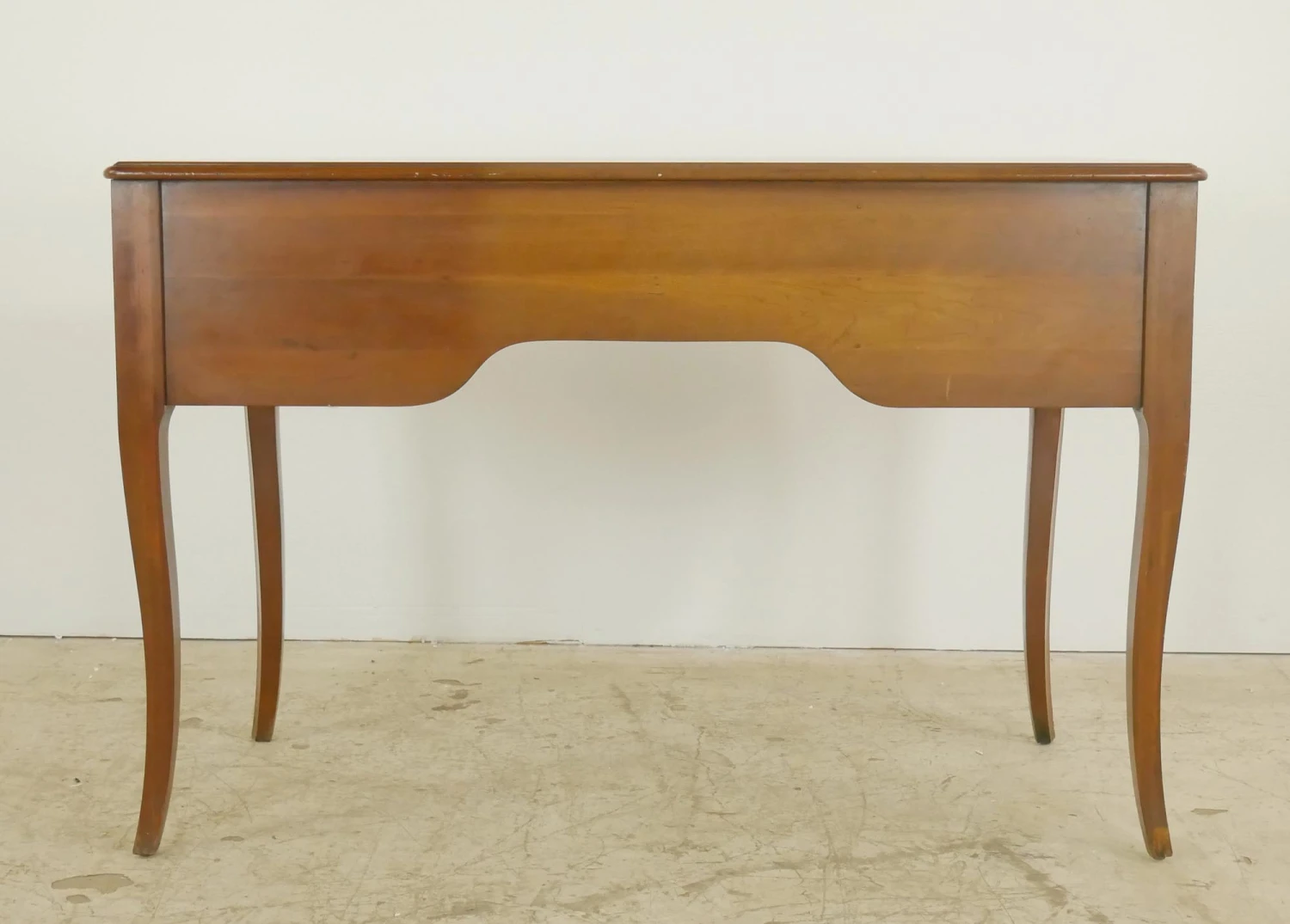 French Provincial Solid Cherry Writing Desk Vanity Table 10 French Provincial Solid Cherry Writing Desk Vanity Table - Image 8