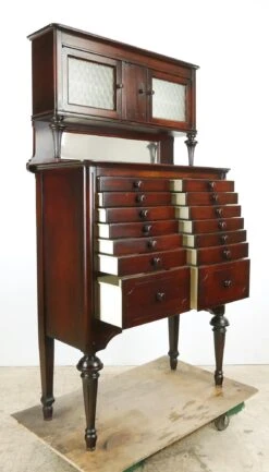 Antique American Cabinet Co. Mahogany Dental Cabinet 27 Antique American Cabinet Co. Mahogany Dental Cabinet -OGT Sale Store q287517 11