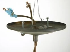 Industrial Black Steel Studded Brown Rope Pendant Light 13 Industrial Black Steel Studded Brown Rope Pendant Light -OGT Sale Store q287526 06