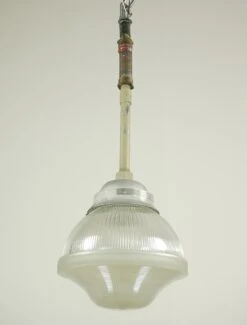 Industrial Factory Holophane Glass Globe Pendant Light -OGT Sale Store q287527 06