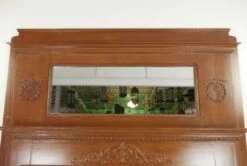 Antique Victorian Full Size Wooden Mantel With Mirror 14 Antique Victorian Full Size Wooden Mantel With Mirror -OGT Sale Store q287545 04