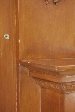 Antique Victorian Full Size Wooden Mantel With Mirror 19 Antique Victorian Full Size Wooden Mantel With Mirror -OGT Sale Store q287545 09