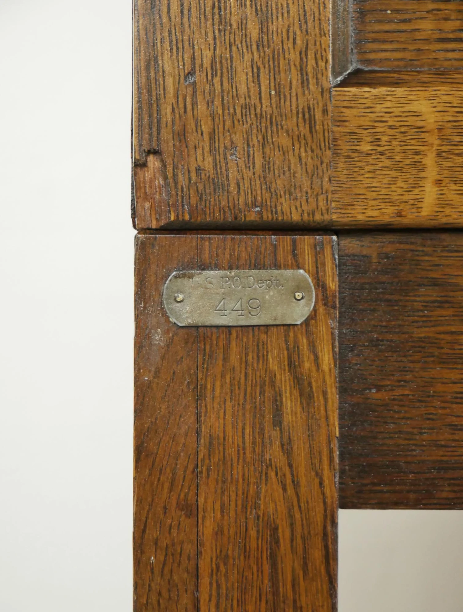 Antique Shaw Walker Oak 4 Drawer Card Catalog File Cabinet 10 Antique Shaw Walker Oak 4 Drawer Card Catalog File Cabinet - Image 8