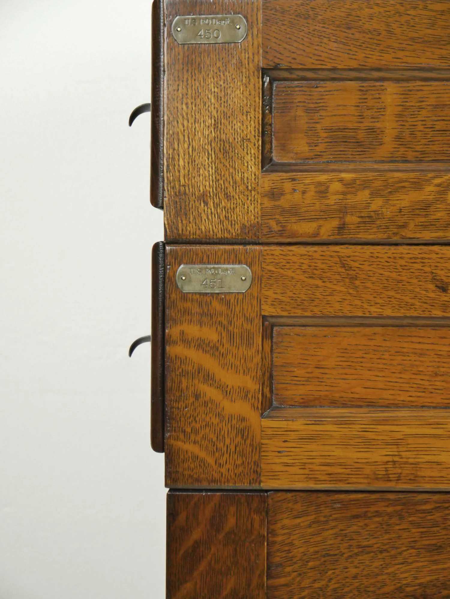 Antique Shaw Walker Oak 4 Drawer Card Catalog File Cabinet 14 Antique Shaw Walker Oak 4 Drawer Card Catalog File Cabinet - Image 12