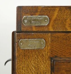 Antique Shaw Walker Oak 4 Drawer Card Catalog File Cabinet 27 Antique Shaw Walker Oak 4 Drawer Card Catalog File Cabinet -OGT Sale Store q287556 13