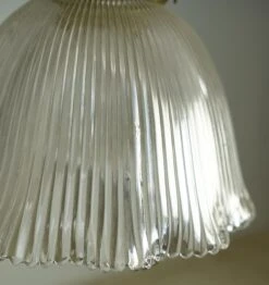 Vintage 7.5 In. Holophane Glass Brass Semi Flush Mount Light 13 Vintage 7.5 In. Holophane Glass Brass Semi Flush Mount Light -OGT Sale Store q287561 04