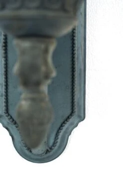 Ornate Aluminum & Seeded Glass Outdoor Wall Sconce 21 Ornate Aluminum & Seeded Glass Outdoor Wall Sconce -OGT Sale Store q287576 09