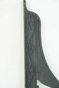 Pair Of 18 In. Antique Eastlake Black Cast Iron Wall Brackets 16 Pair Of 18 In. Antique Eastlake Black Cast Iron Wall Brackets -OGT Sale Store q287578 06
