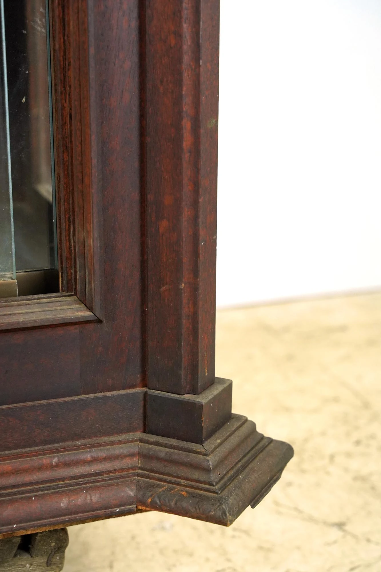 1970s Mahogany Display Case Cabinet With Glass Shelves 9 1970s Mahogany Display Case Cabinet With Glass Shelves - Image 7