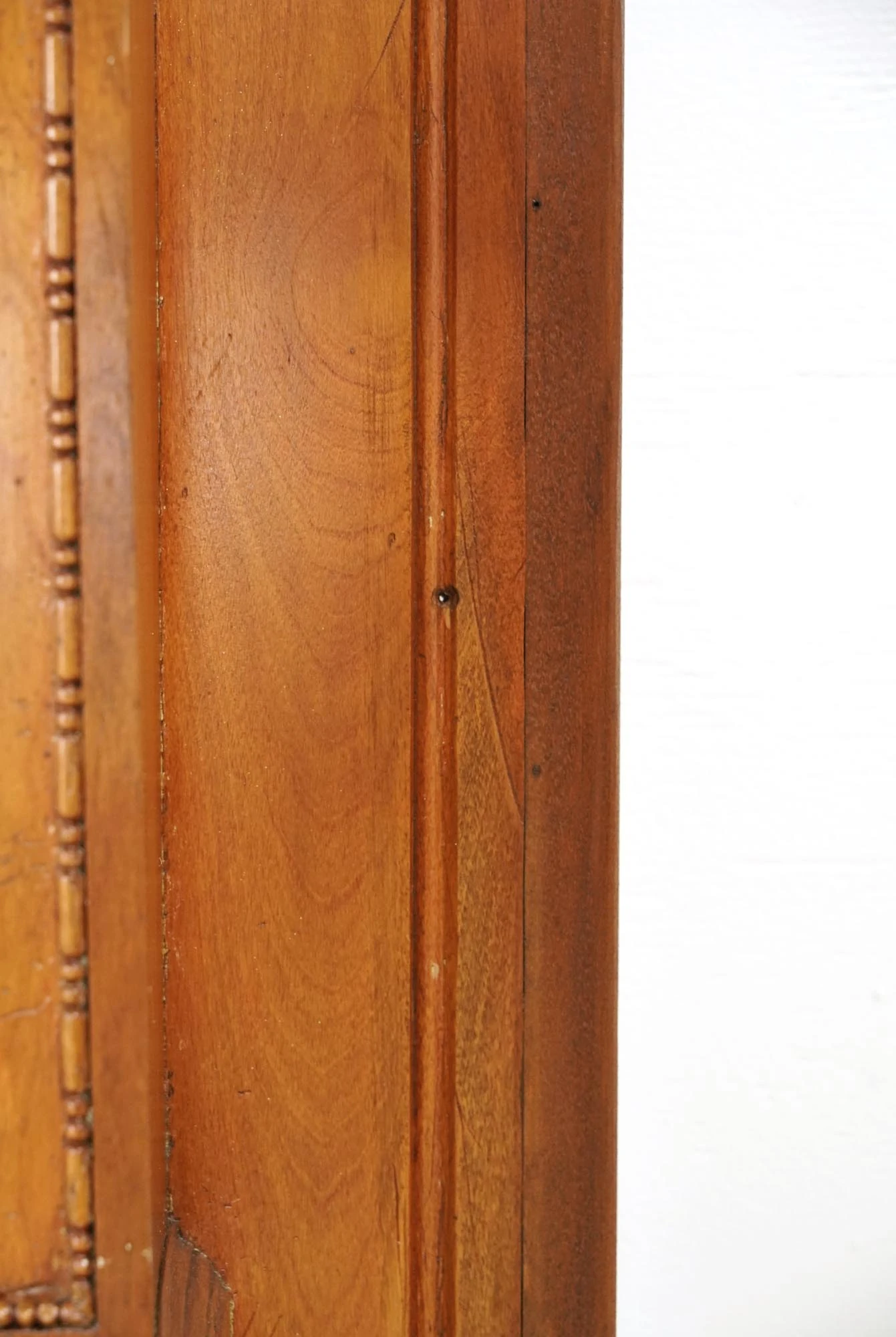 Refinished Federal Birch Wood Fireplace Mantel 13 Refinished Federal Birch Wood Fireplace Mantel - Image 11