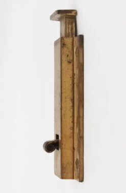 Vintage 6.25 In. Brass Plated Steel Spring Door Floor Bolt 10 Vintage 6.25 In. Brass Plated Steel Spring Door Floor Bolt -OGT Sale Store q287635 04