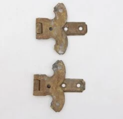 Pair Of Antique 6 In. Brass Ice Box Door Hinges 9 Pair Of Antique 6 In. Brass Ice Box Door Hinges -OGT Sale Store q287644 04