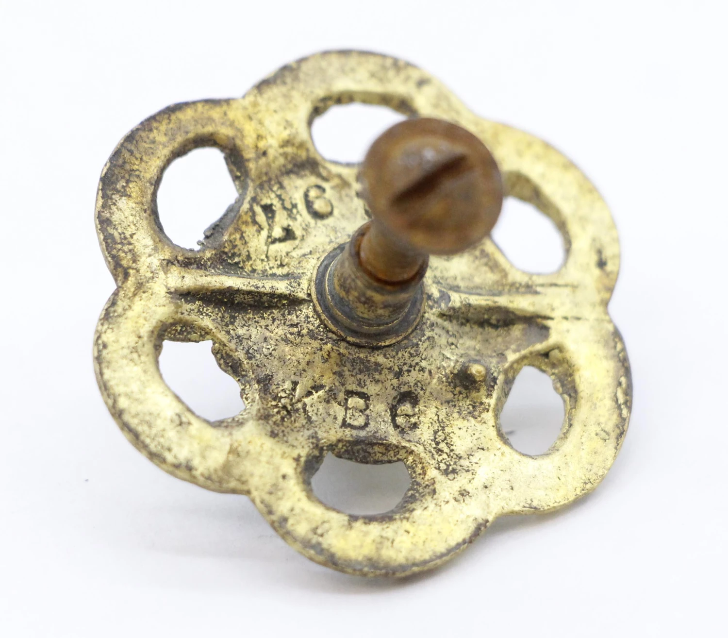 Vintage 5.25 In. French Brass Drawer Pull 9 Vintage 5.25 In. French Brass Drawer Pull - Image 7