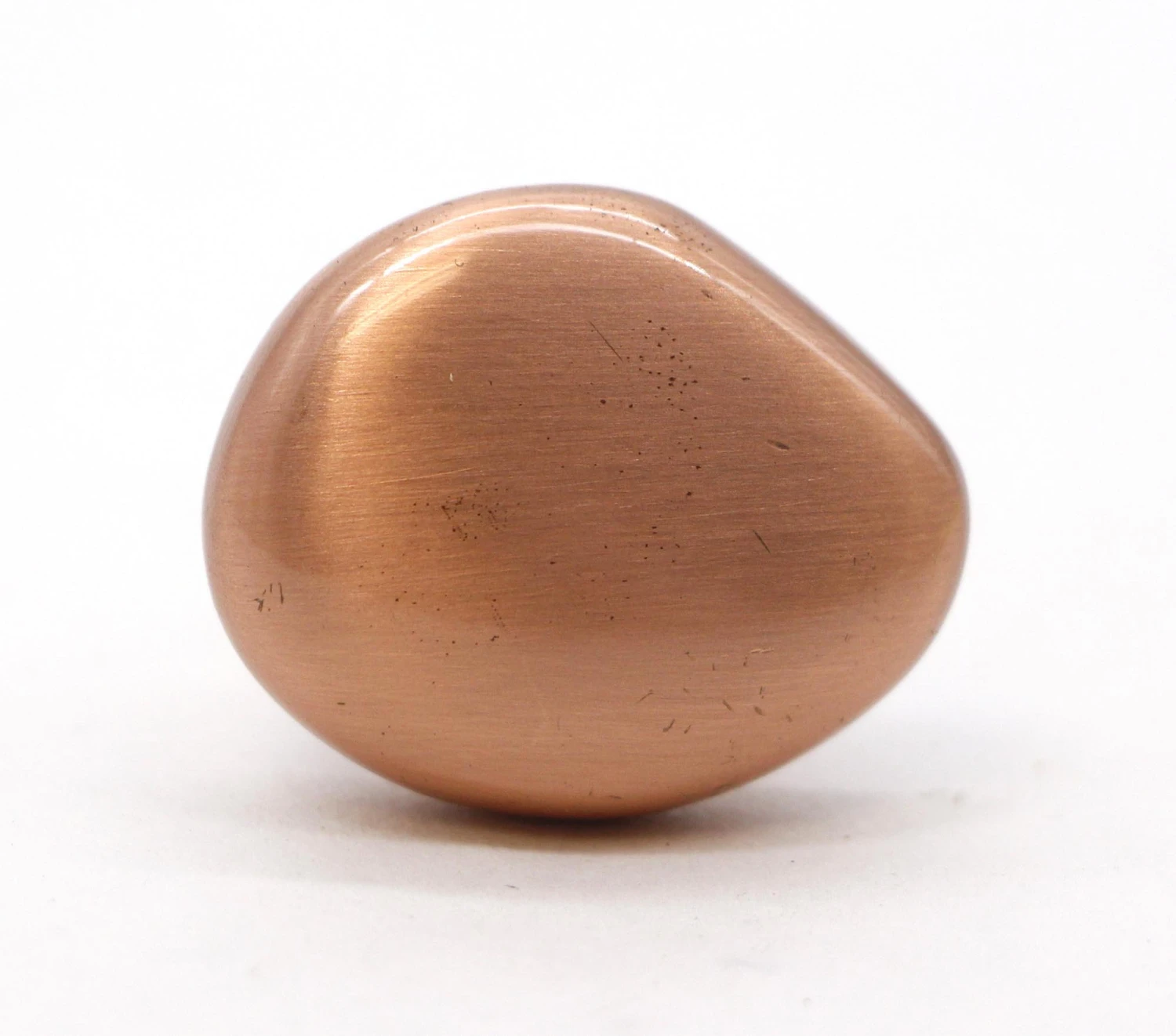 Set Of New Copper Finish Brass Rock Drawer Cabinet Knobs 7 Set Of New Copper Finish Brass Rock Drawer Cabinet Knobs - Image 5