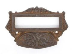 Pair Of 4.5 In. Antique Victorian Cast Iron Apothecary Drawer Bin Pulls -OGT Sale Store q287720 04