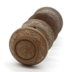 1860s Gothic Russell & Erwin Gutta Percha Passage Door Knob Set 12 1860s Gothic Russell & Erwin Gutta Percha Passage Door Knob Set -OGT Sale Store q287724 04