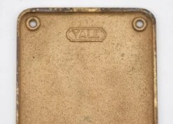 Vintage 16 In. Brass Yale & Towne Door Push Plate 9 Vintage 16 In. Brass Yale & Towne Door Push Plate -OGT Sale Store q287732 04