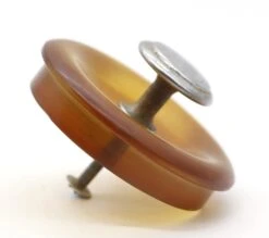 Vintage Mid Century Nickeled Brass Bakelite Cabinet Knob 13 Vintage Mid Century Nickeled Brass Bakelite Cabinet Knob -OGT Sale Store q287741 05