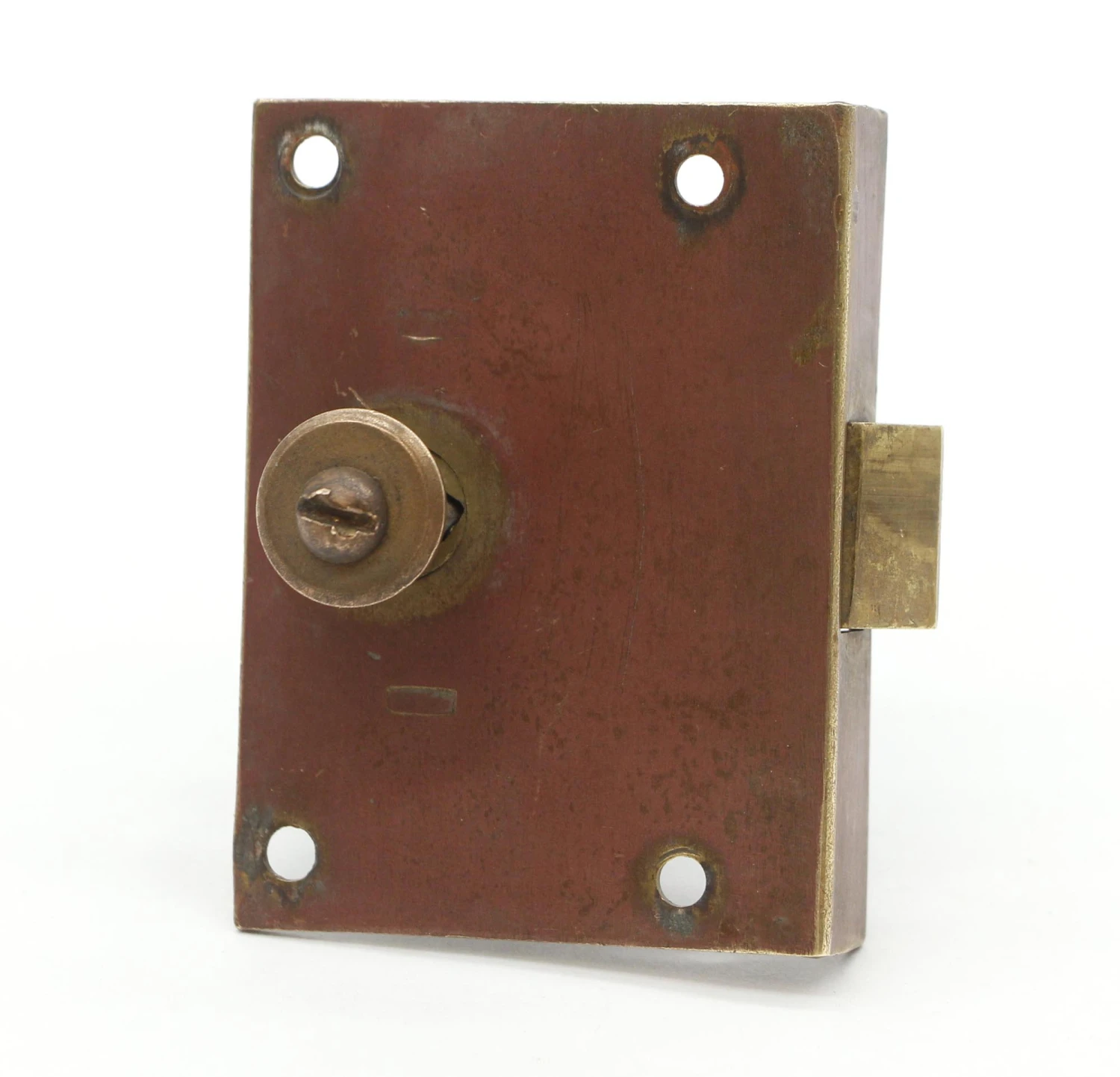 Reclaimed Brass Complete Cabinet Latch Set 7 Reclaimed Brass Complete Cabinet Latch Set - Image 5