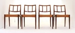 Set Of 1950s Mid Century Danish Uldum Mobelfabrik Chairs 21 Set Of 1950s Mid Century Danish Uldum Mobelfabrik Chairs -OGT Sale Store q287770 04