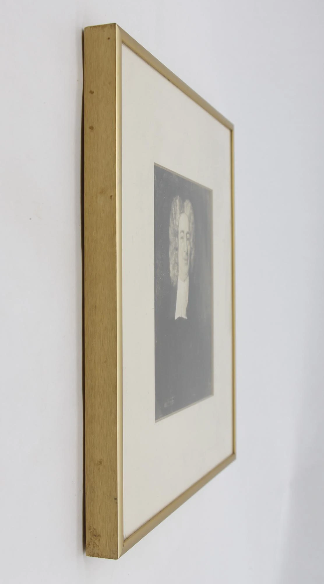 Cotton Mather Brass Framed Portrait Print 6 Cotton Mather Brass Framed Portrait Print - Image 4