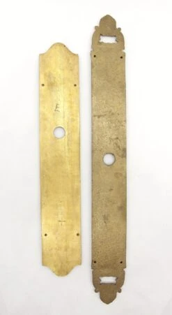 Vintage French Gilded Brass Oval Door Knob Set 18 Vintage French Gilded Brass Oval Door Knob Set -OGT Sale Store q287837 09