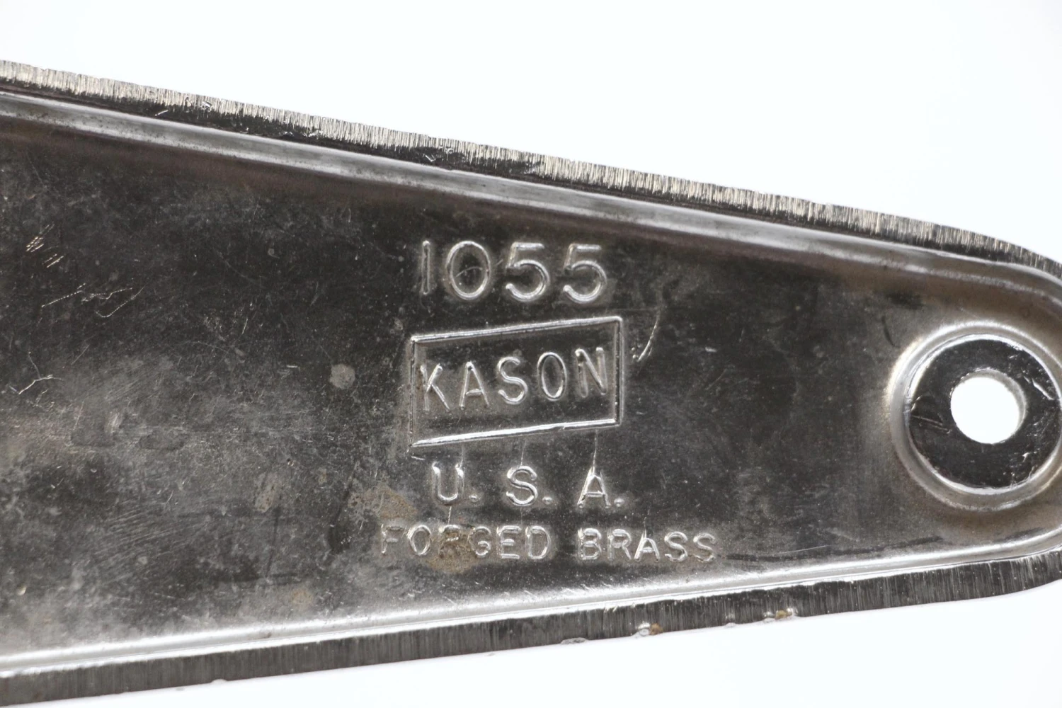 Vintage 13 In. Chrome Brass Ice Box Door Hinge 9 Vintage 13 In. Chrome Brass Ice Box Door Hinge - Image 7