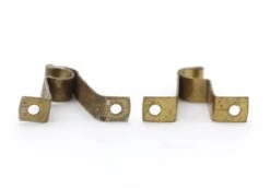Vintage 1.5 In. Brass Steel Curtain Rod Brackets 9 Vintage 1.5 In. Brass Steel Curtain Rod Brackets -OGT Sale Store q287855 04