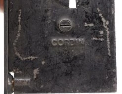 Pair Of Vintage Japanned Steel Corbin Pocket Double Door Locks -OGT Sale Store q287867 04