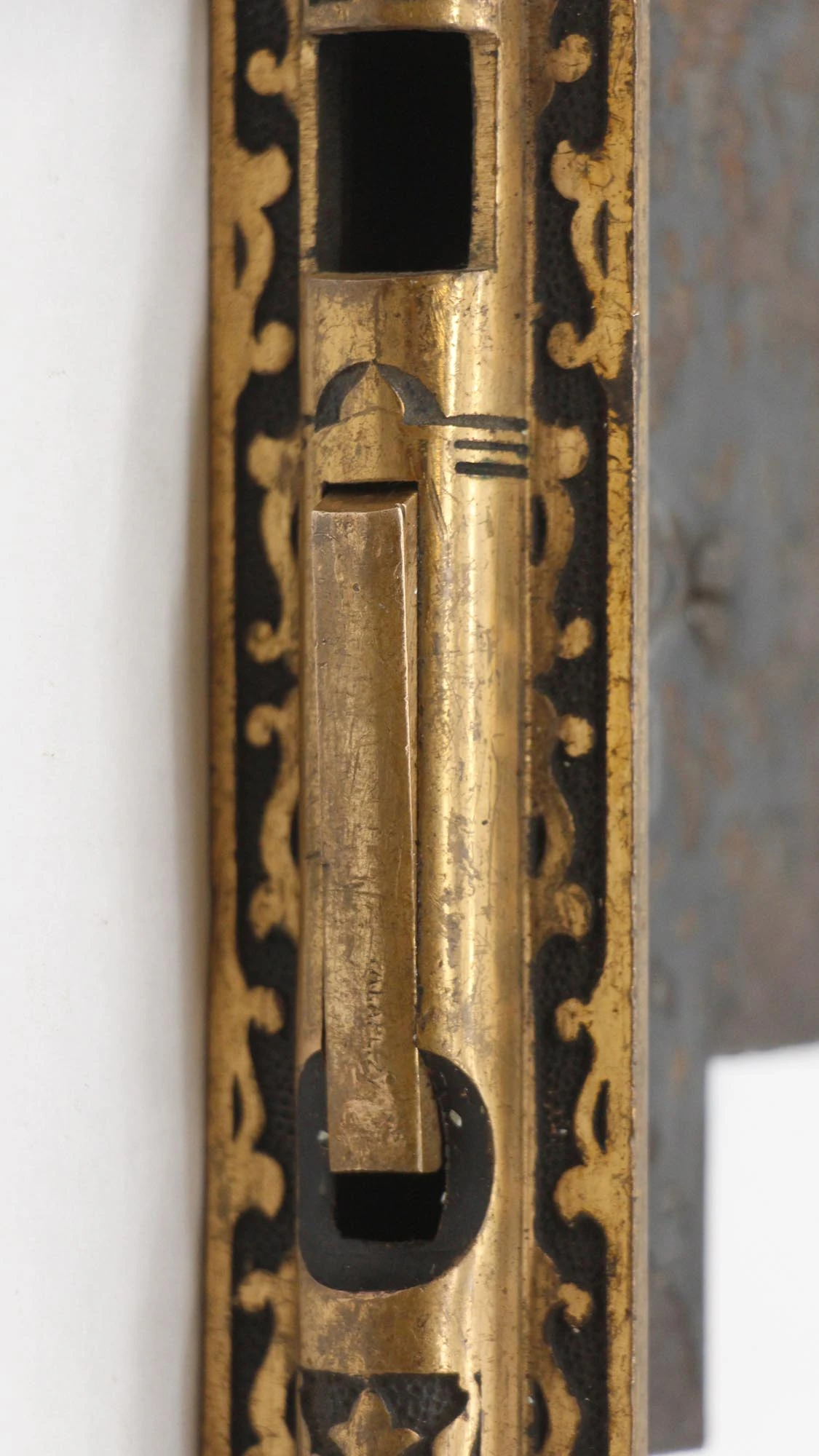 Pair Of Antique Brass Russell & Erwin Pocket Double Door Locks 7 Pair Of Antique Brass Russell & Erwin Pocket Double Door Locks - Image 5