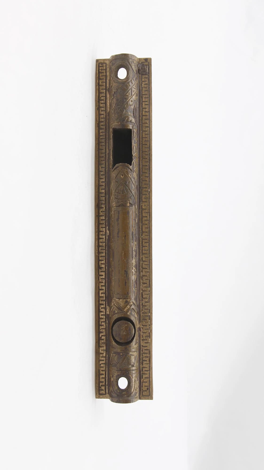 Pair Of Antique Brass Branford Lock Pocket Double Door Locks 6 Pair Of Antique Brass Branford Lock Pocket Double Door Locks - Image 4