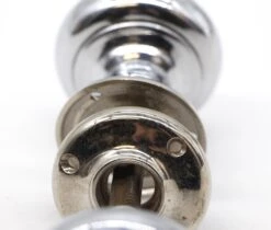 Vintage Polished Nickel Brass Passage Classic Door Knob Set 13 Vintage Polished Nickel Brass Passage Classic Door Knob Set -OGT Sale Store q287891 06