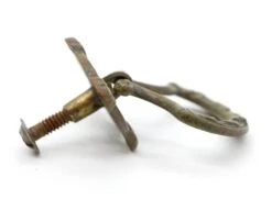 Pair Of 2.25 In. Art Deco Drop Ring Brass Drawer Pulls 11 Pair Of 2.25 In. Art Deco Drop Ring Brass Drawer Pulls -OGT Sale Store q287894 05