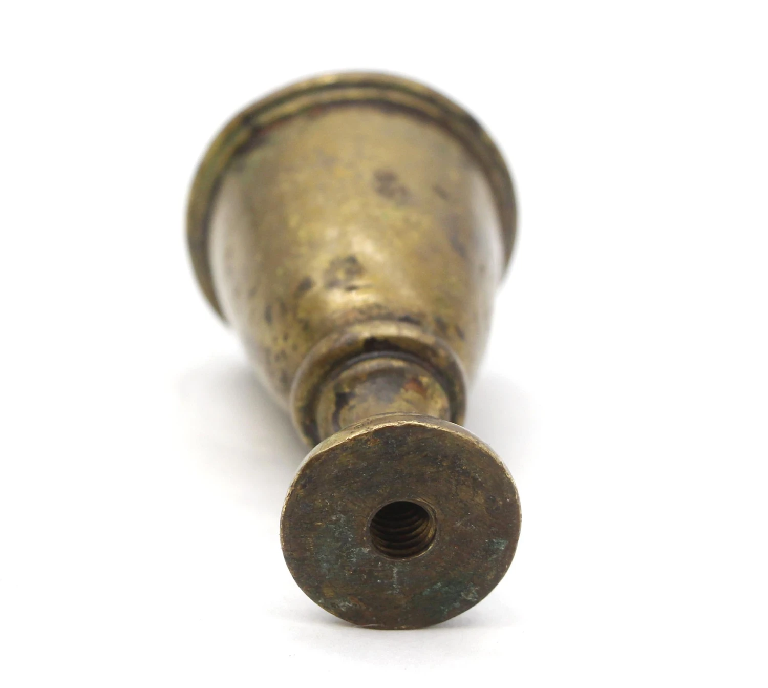 Vintage 3.875 In. Steeple Urn Cast Brass Finial 6 Vintage 3.875 In. Steeple Urn Cast Brass Finial - Image 4