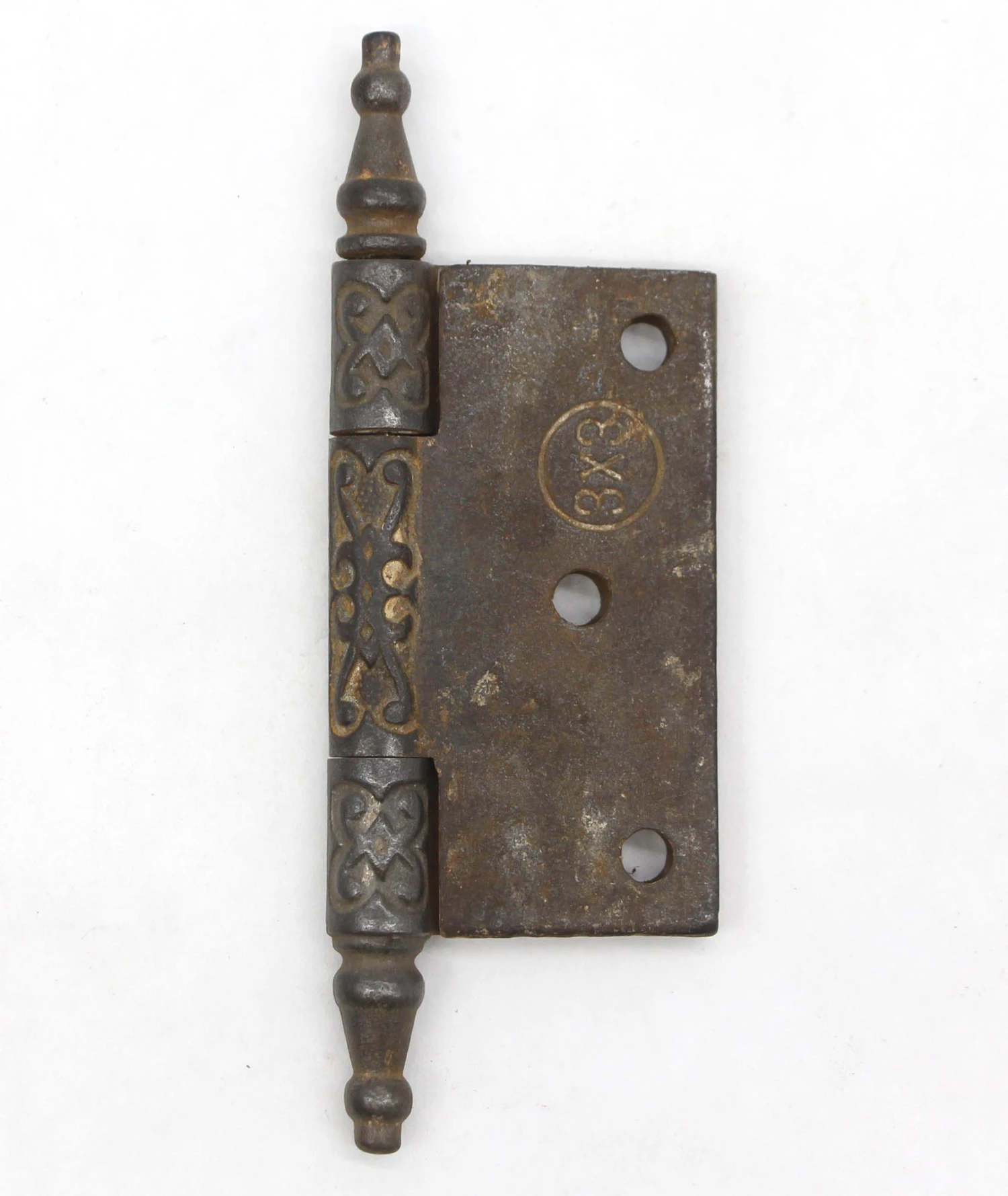 Antique Victorian 3 X 3 In. Cast Iron Butt Door Hinge 6 Antique Victorian 3 X 3 In. Cast Iron Butt Door Hinge - Image 4