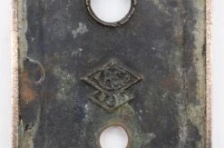 Antique 9 In. Brass Russell & Erwin Empire Passage Door Back Plate 13 Antique 9 In. Brass Russell & Erwin Empire Passage Door Back Plate -OGT Sale Store q287969 06