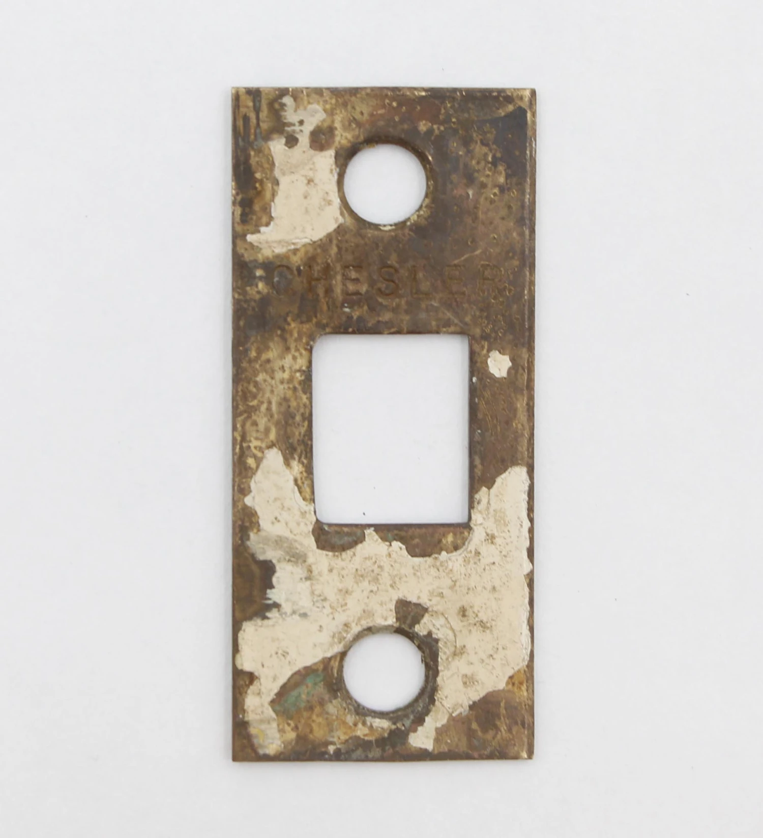 Old New Stock Brass 9 In. Flush Mount Floor Bolt 9 Old New Stock Brass 9 In. Flush Mount Floor Bolt - Image 7