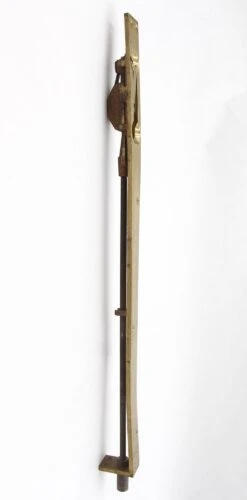 Old New Stock Brass 18.125 In. Flush Mount Floor Bolt 12 Old New Stock Brass 18.125 In. Flush Mount Floor Bolt -OGT Sale Store q287973 04