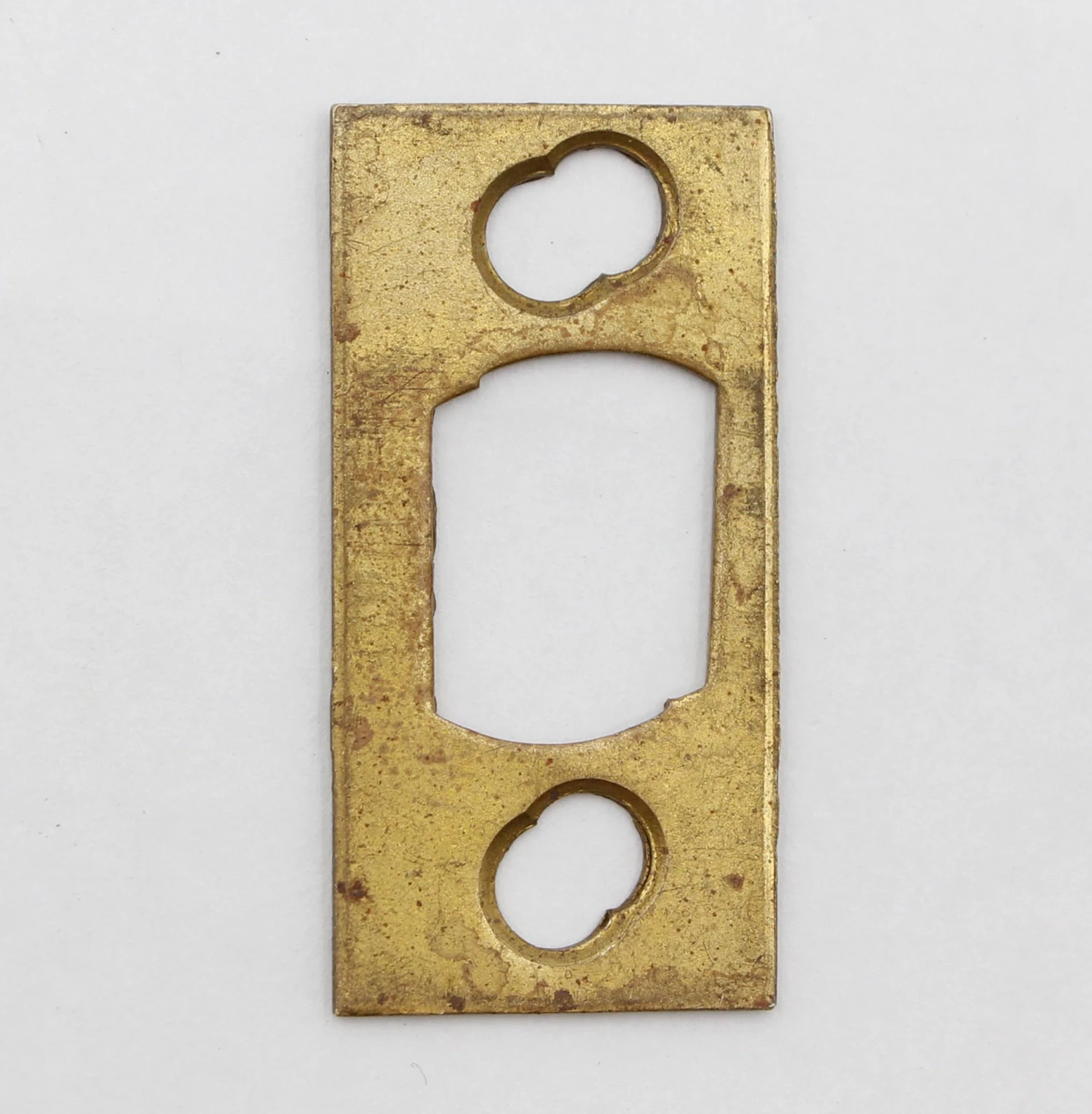 Old New Stock Brass 18.125 In. Flush Mount Floor Bolt 9 Old New Stock Brass 18.125 In. Flush Mount Floor Bolt - Image 7