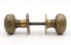 Antique Emblematic BU Brass Door Knob Set 14 Antique Emblematic BU Brass Door Knob Set -OGT Sale Store q287980 05