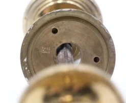 Vintage Beaded Polished Cast Brass Door Knob Set 17 Vintage Beaded Polished Cast Brass Door Knob Set -OGT Sale Store q287981 07