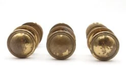 Vintage Beaded Polished Cast Brass Door Knob Set 18 Vintage Beaded Polished Cast Brass Door Knob Set -OGT Sale Store q287981 08