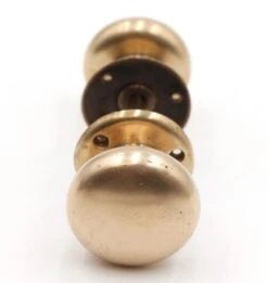 Vintage 2.25 In. Plain Polished Brass Door Knob Set -OGT Sale Store q288007 05