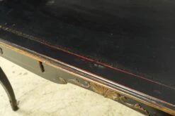French Black & Gold Detailed Wood Writing Desk -OGT Sale Store q288020 11
