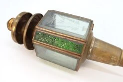 Pair Of Victorian Antique Brass Oil Carriage Lantern Lights 23 Pair Of Victorian Antique Brass Oil Carriage Lantern Lights -OGT Sale Store q288109 06