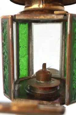 Pair Of Victorian Antique Brass Oil Carriage Lantern Lights 25 Pair Of Victorian Antique Brass Oil Carriage Lantern Lights -OGT Sale Store q288109 08