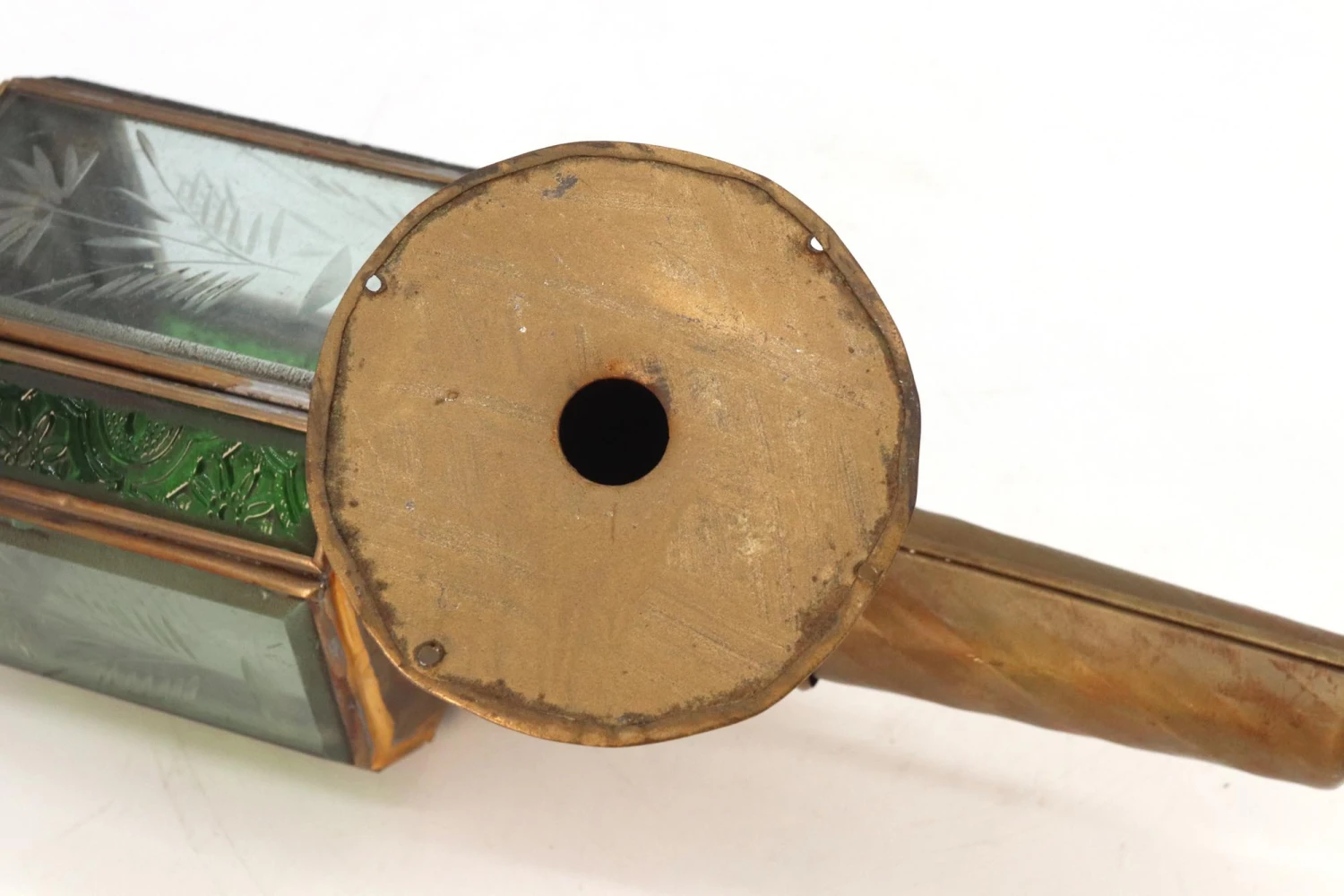 Pair Of Victorian Antique Brass Oil Carriage Lantern Lights 15 Pair Of Victorian Antique Brass Oil Carriage Lantern Lights - Image 13