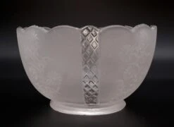 Vintage Frosted Floral Glass Gas Lamp Replacement Shade 18 Vintage Frosted Floral Glass Gas Lamp Replacement Shade -OGT Sale Store q288110 04
