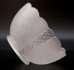Vintage Frosted Floral Glass Gas Lamp Replacement Shade 27 Vintage Frosted Floral Glass Gas Lamp Replacement Shade -OGT Sale Store q288110 13